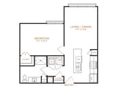 1 Bedroom | 1 Bathroom | 701 Sq. Ft. | Income Restricted