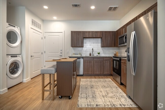 3BR, 2BA - 1,007SF - Kitchen and Laundry Room