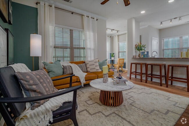2BR, 2BA - 1049SF Living Room