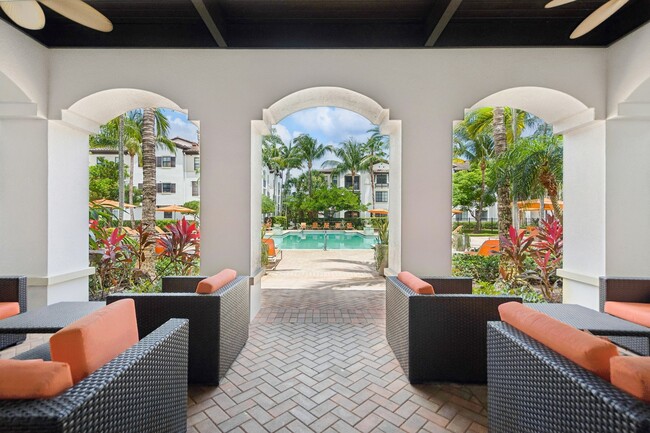 Cabanas and covered lanai
