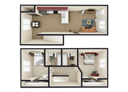 B: 2 BED 2 BATH