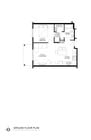 1 Bed/1 Bath End Unit, Lower (1/1F)