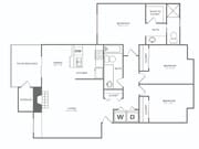 Three Bedroom / Two Bath | 3 bed 2 bath | 1109 sq ft