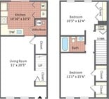 2BR/1BA