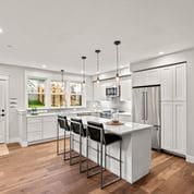 Kitchen w/ Quartz Countertops - 1919 Ford St Townhome