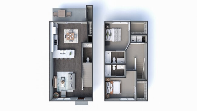 Rutherford Floor Plan - Village at Old Fort