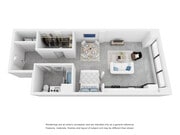 Willa - 1 Bed, 1 Bath, 709 sq. ft.