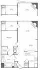 One Bedroom One Bath (755 SF)