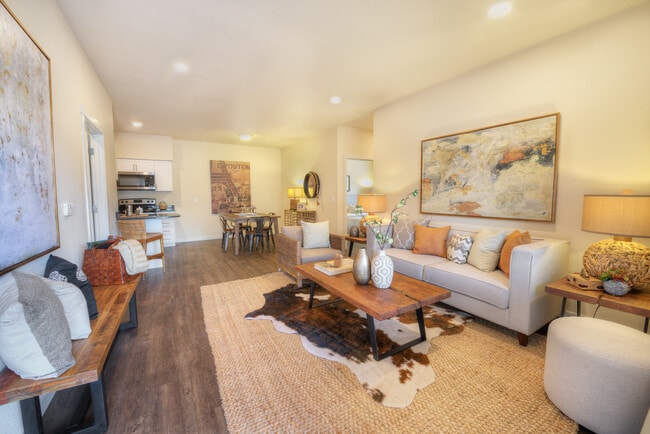 3x2 Ventura B Living Room - Four Seasons Central Rental