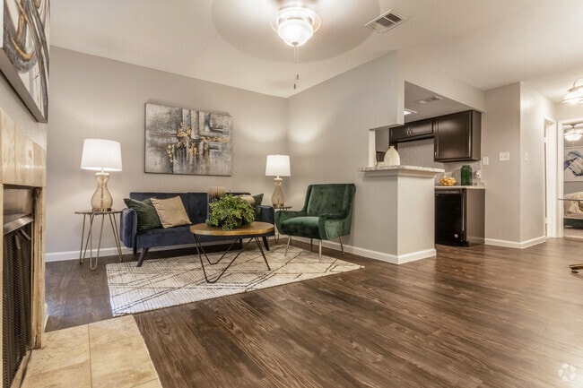 Living Room, Dining Room, and Kitchen