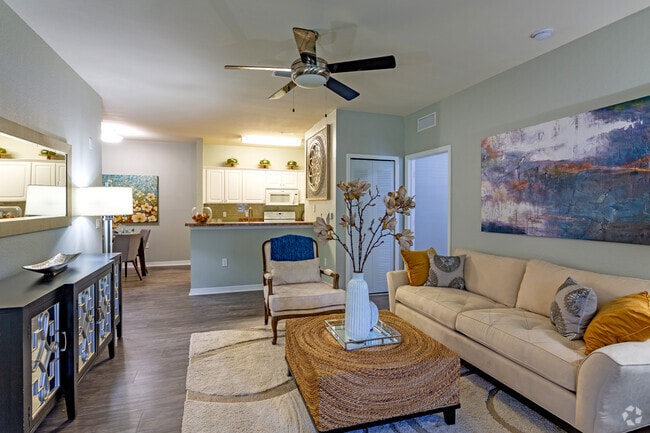 2HAB, 2BA - Sala de estar - The Hills at Capital City