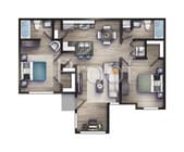 Two Bedroom Two Bathroom