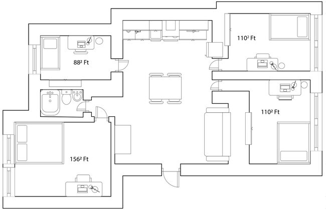 Photo - Fantastic Apt on Brookline Border near B and C lines and Whole Foods.  Free Heat & Hot Water, No ...