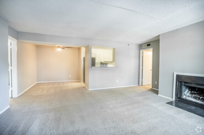 2BR, 2BA - 1,200SF - Living Room