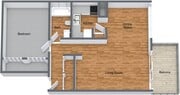 The Oceana 1 Bedroom 1 Bath