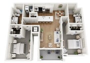 Floor Plan B3 | Echelon at Charlotte | Apartments in Charlotte, NC