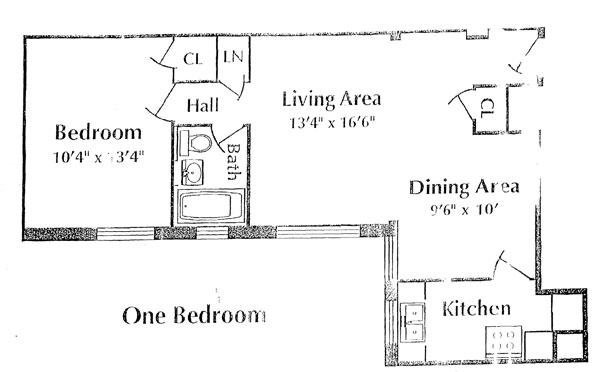1 Bedroom - 1 Bedroom HPCA