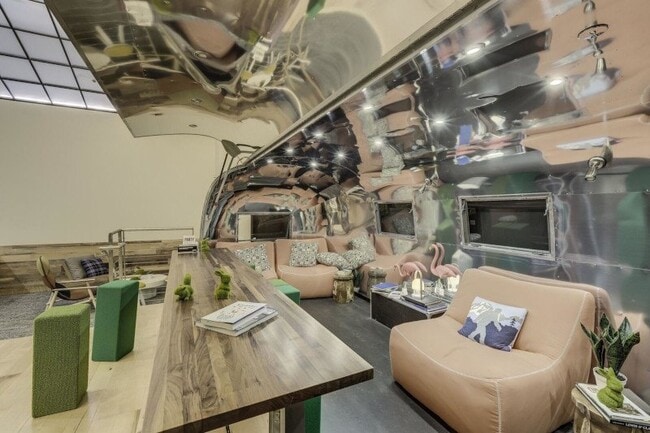 Kitschy vibes create a fun place to relax