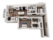 B2.1 floor plan Trella Uptown