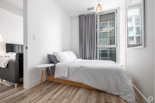 2BR, 1BA - 682 SF - First Bedroom - Loxley Mille Carré